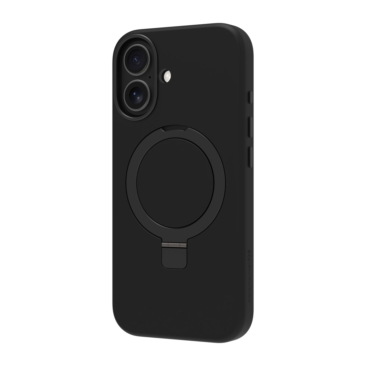 Coque de Protection Roskilde MS Kick ICON pour iPhone 17, Housse avec Support de Bureau, Noir