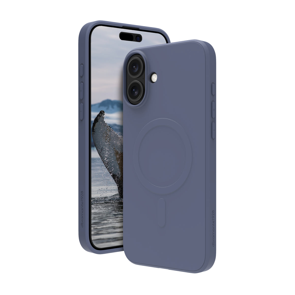 dbramante1928 Greenland Pro MS Coque de Protection pour iPhone 16 Plus 6.7", Bleu