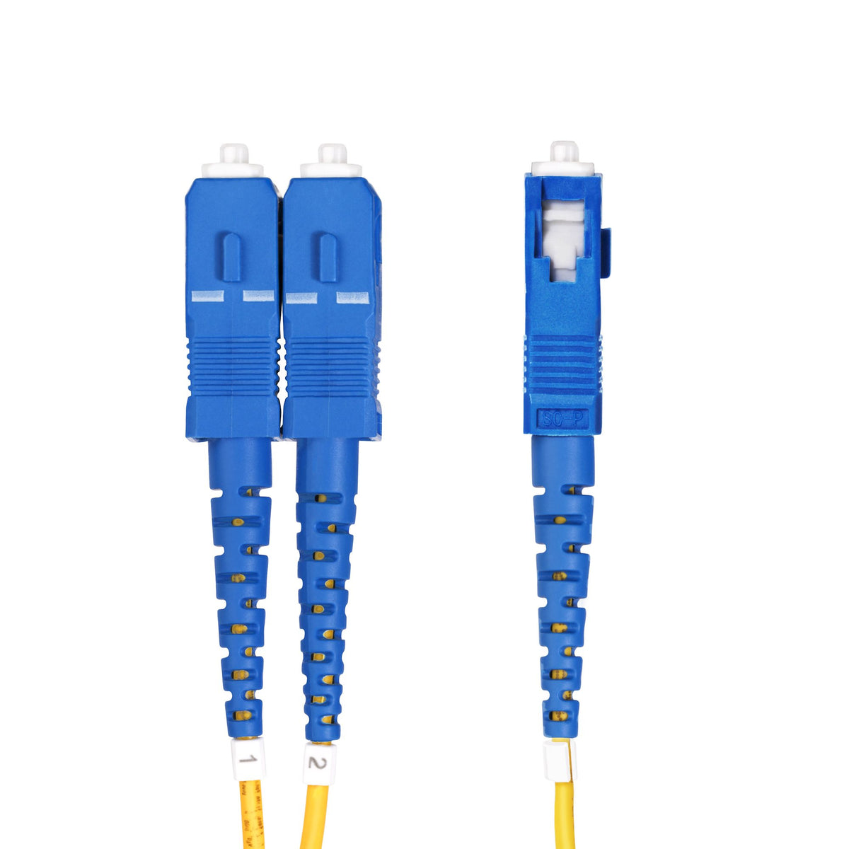 StarTech.com Câble Fibre Optique de 7m Duplex Monomode LC vers SC(UPC) OS2, 9/125µm, 100G, Cordon Fibre Optique, Insensible à la Courbure, Faible Perte d'Insertion, Cordon Patch Fibre LSZH - vue 2