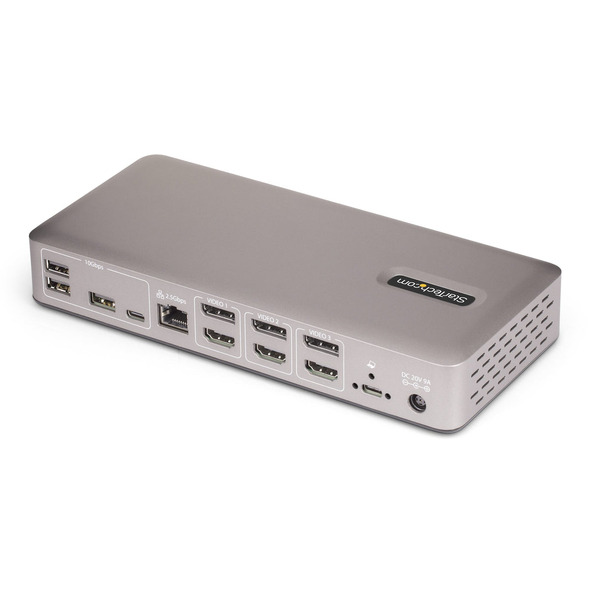 StarTech.com Station d'Accueil USB4 Triple Écran 4K 60Hz, Charge 100W, 2.5GbE, USB-C