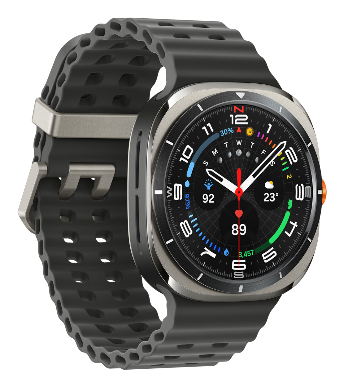 Samsung Samsung Galaxy Watch Ultra 3,81 cm (1.5") AMOLED 47 mm Numérique 480 x 480 pixels Écran tactile 4G Argent Wifi GPS (satellite)