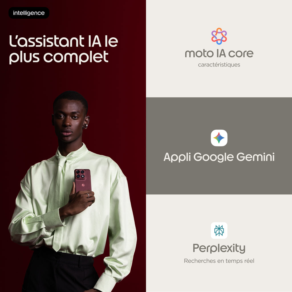 Motorola Edge 70 Pro 5G 256 Go 8 Go RAM 6500 mAh Android 16.0 Bordeaux