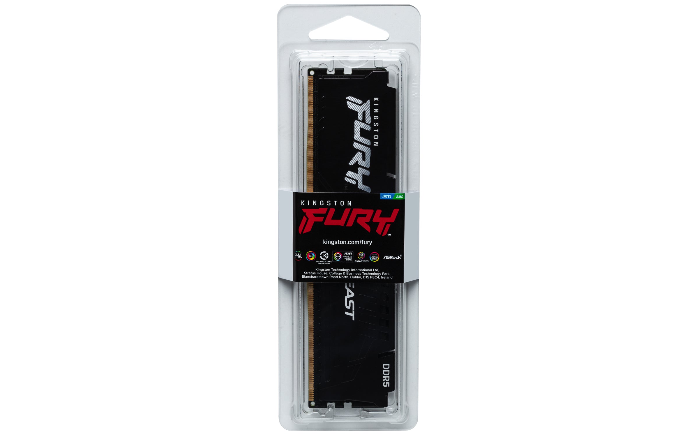 Kingston Technology FURY Beast 8 Go 5600 MT/s DDR5 CL36 DIMM Black EXPO