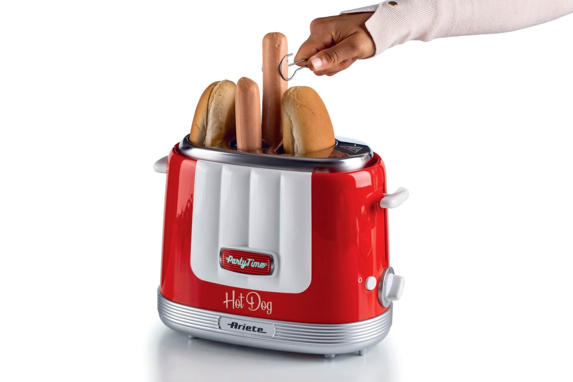 Ariete 0206/00 Gril pour hot dog 650 W Rouge
