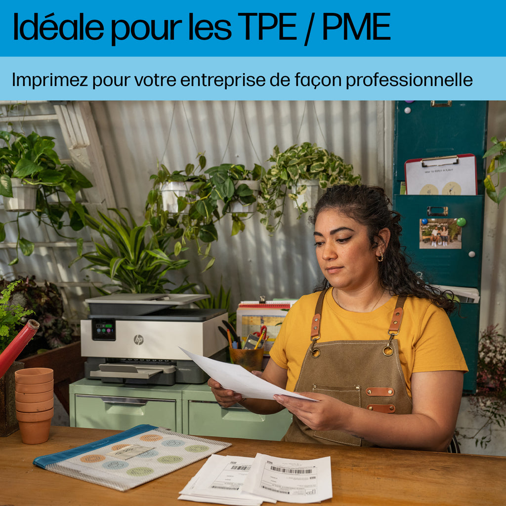 HP OfficeJet Pro 9120e Sans fil All-in-One Couleur Imprimante, Instant Ink; Impression recto-verso