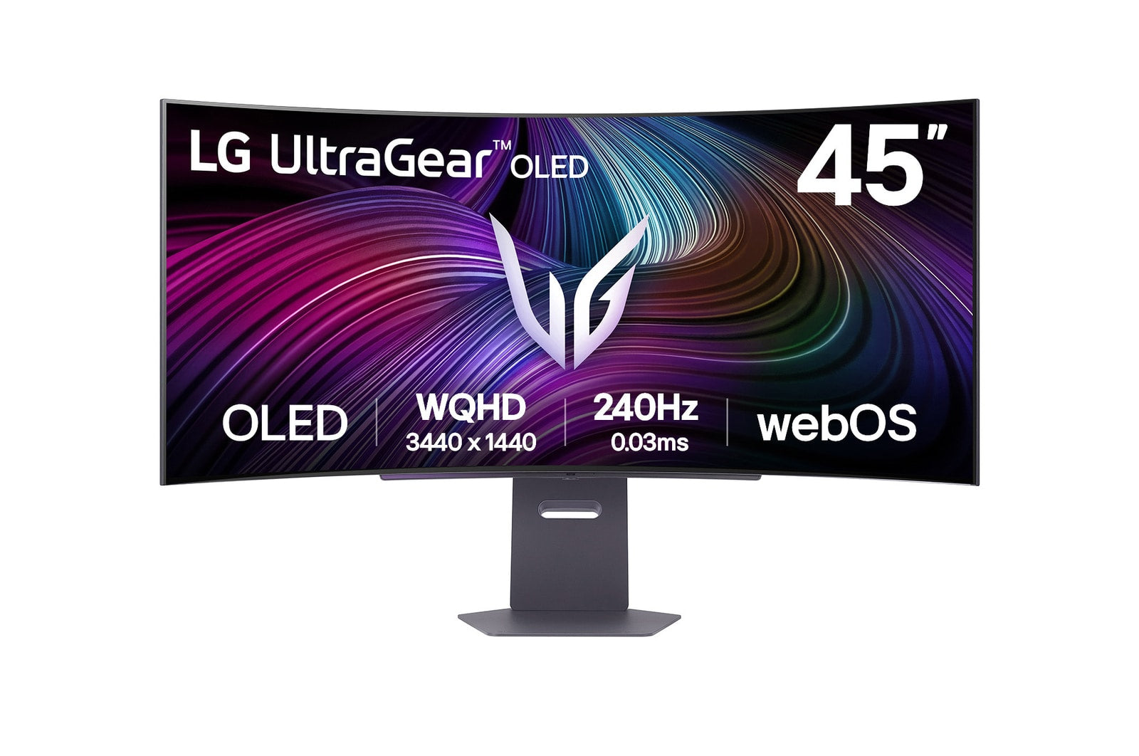 LG 45GX90SA-B écran plat de PC 114,3 cm (45") 3440 x 1440 pixels Wide Quad HD OLED Noir