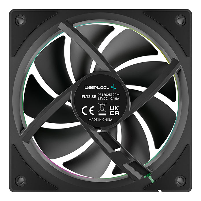Deepcool Industries Deepcool FL12 SE Etuiblæsersæt 1-pack Sort 120 mm