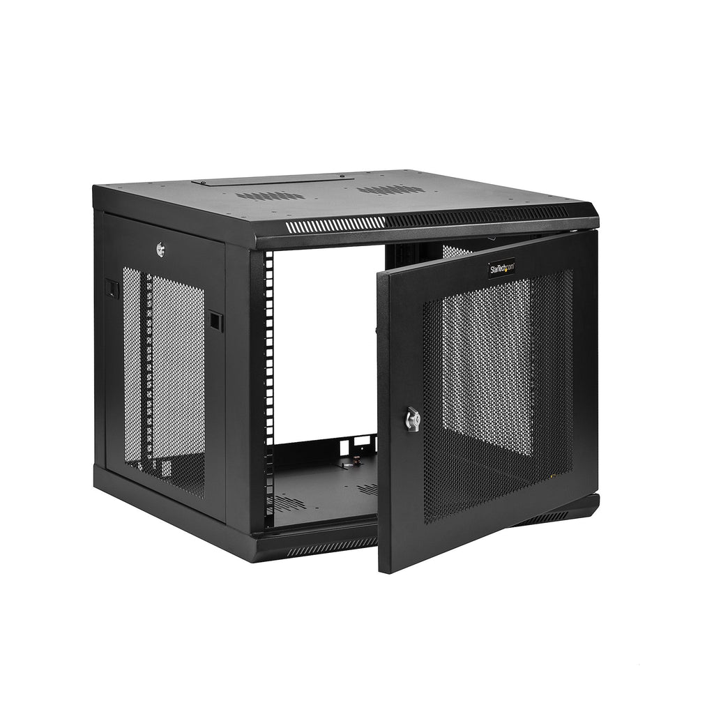 StarTech.com Armoire Réseau Murale 9U 19" à 4 Montants avec Étagère 1U