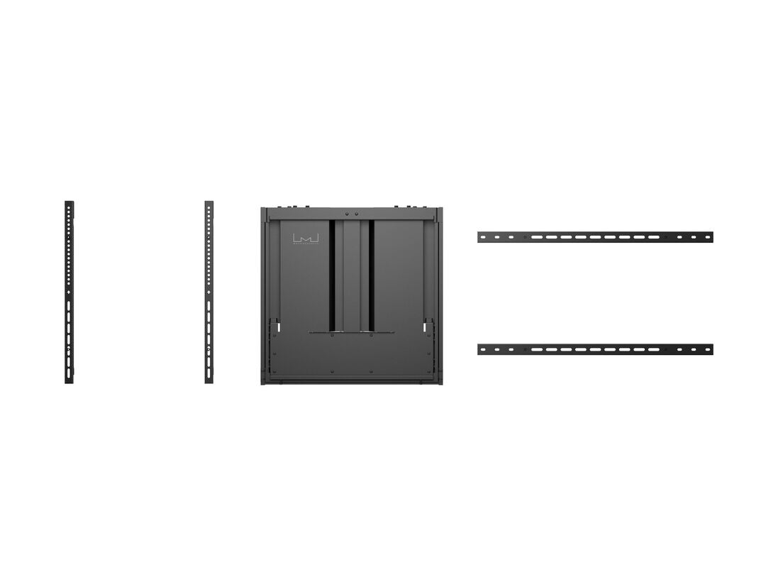 Multibrackets 7772 montage des affichages de messages 2,29 m (90") Noir