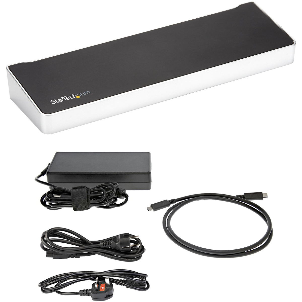 StarTech.com Station d'Accueil USB-C 4K, Station d'Accueil pour Triple Moniteur UHD 4K, Mac et Windows, USB C vers HDMI 