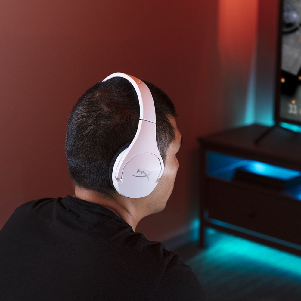 Core HyperX Cloud Plus - Casque pour jeux sans fil (bleu blanc) - PS5 -PS4 - vue 7