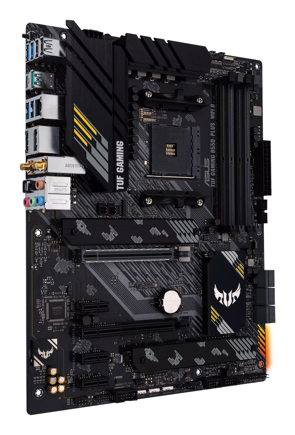 ASUS TUF GAMING B550-PLUS WIFI II AMD B550 Emplacement AM4 ATX