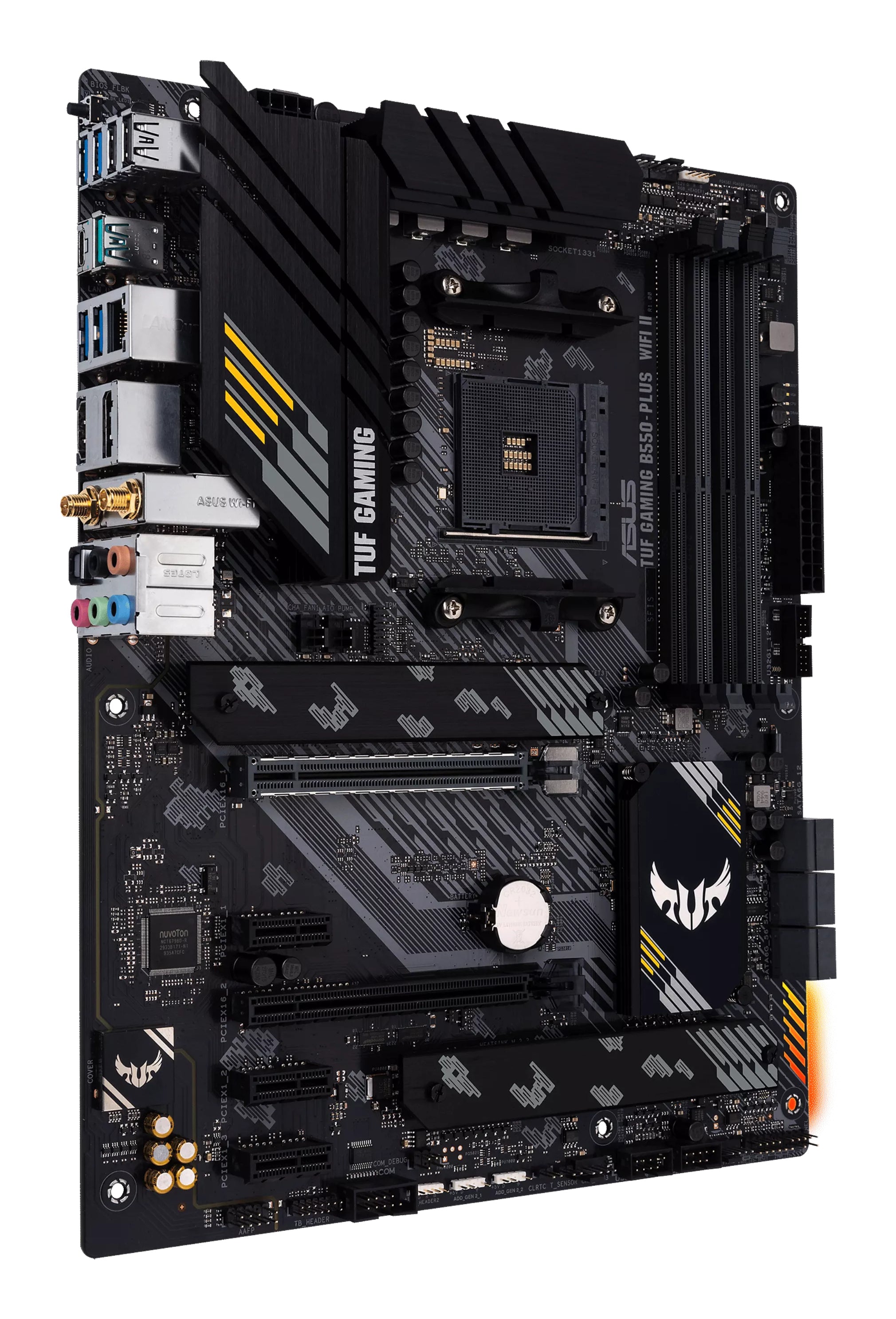 ASUS TUF GAMING B550-PLUS WIFI II AMD B550 Emplacement AM4 ATX