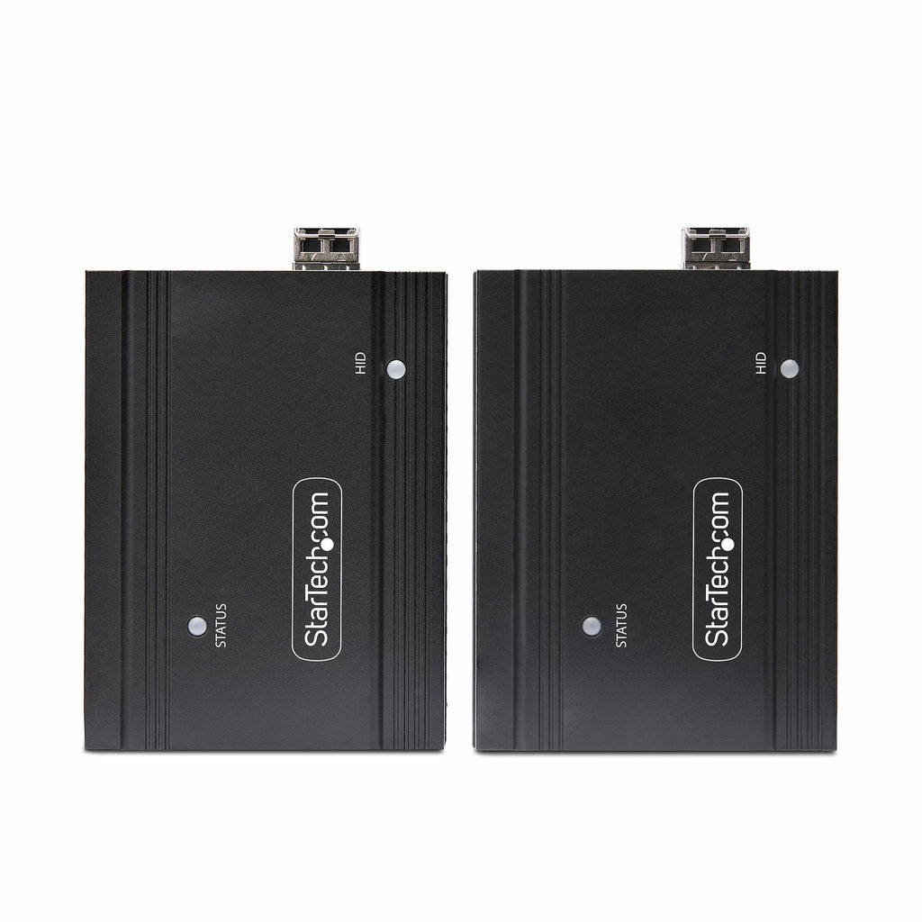 StarTech.com Extendeur KVM DisplayPort sur Fibre Optique 4K 60Hz, Kit Extension Console jusqu'à 300m Multi-Mode, Modules