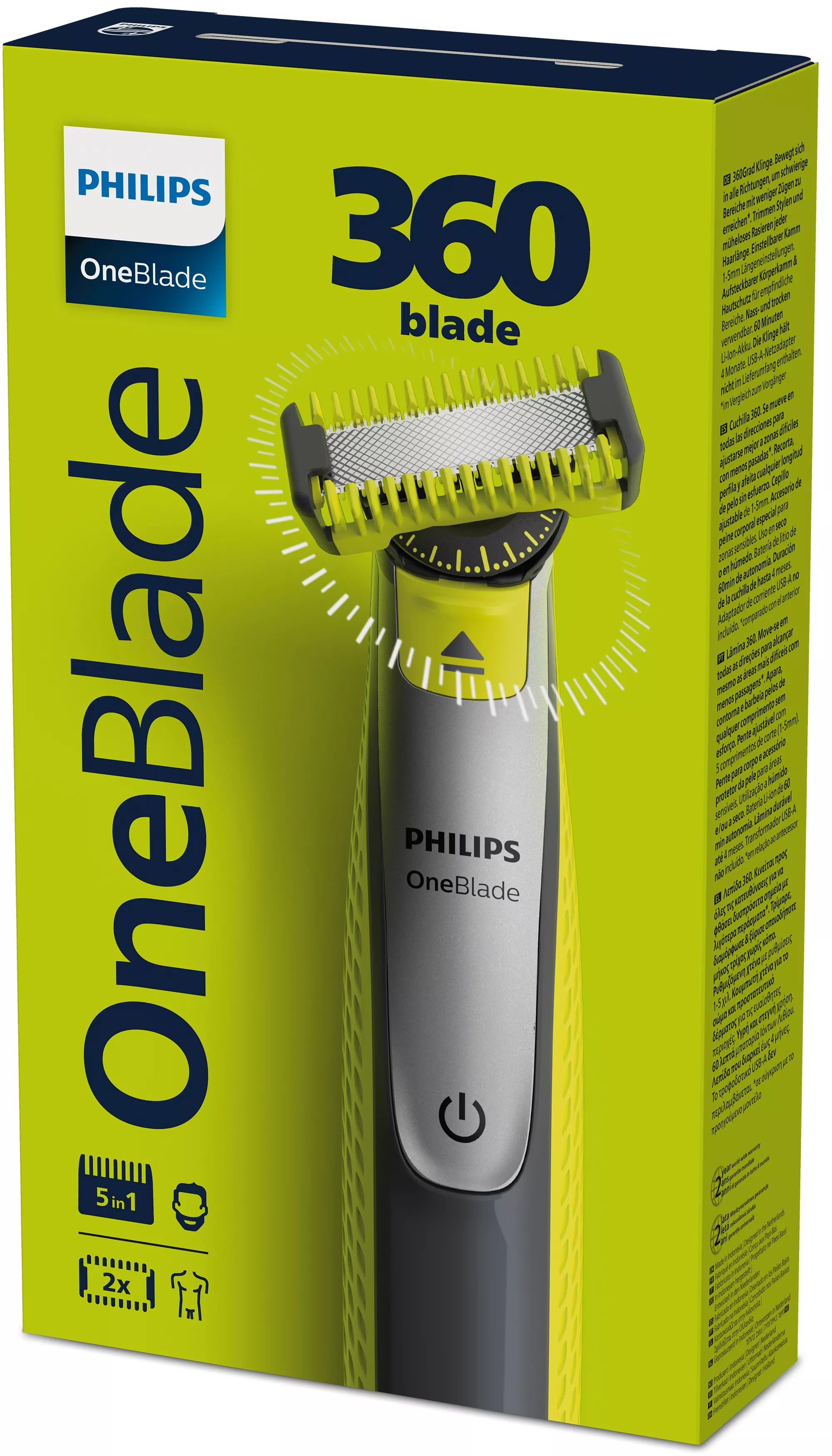 Philips OneBlade 360 QP2834/23 Visage + Corps