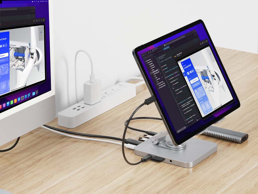 Conceptronic DONN26G chariot et support multimédia Argent Tablette