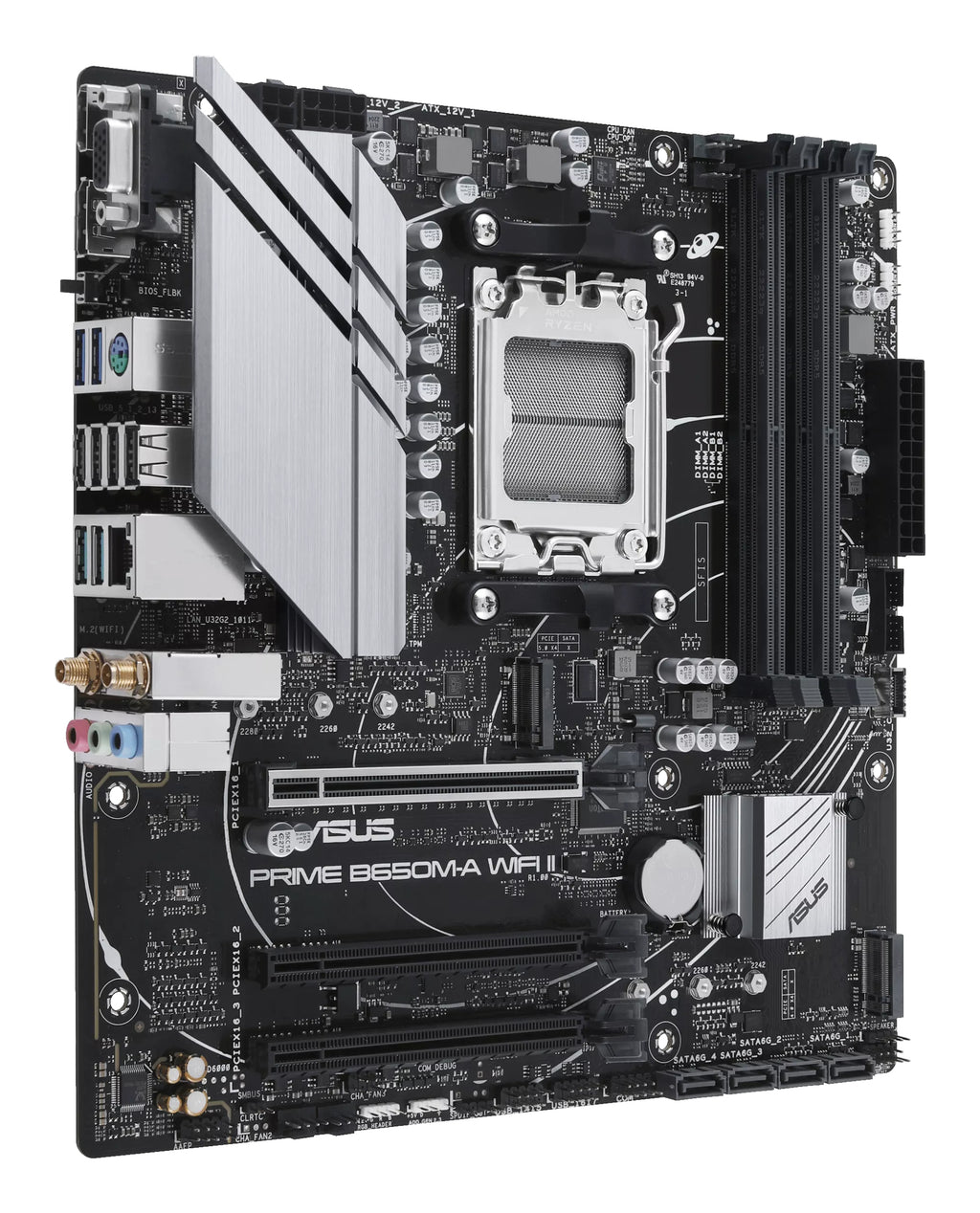 ASUS PRIME B650M-A WIFI II AMD B650 Emplacement AM5 micro ATX