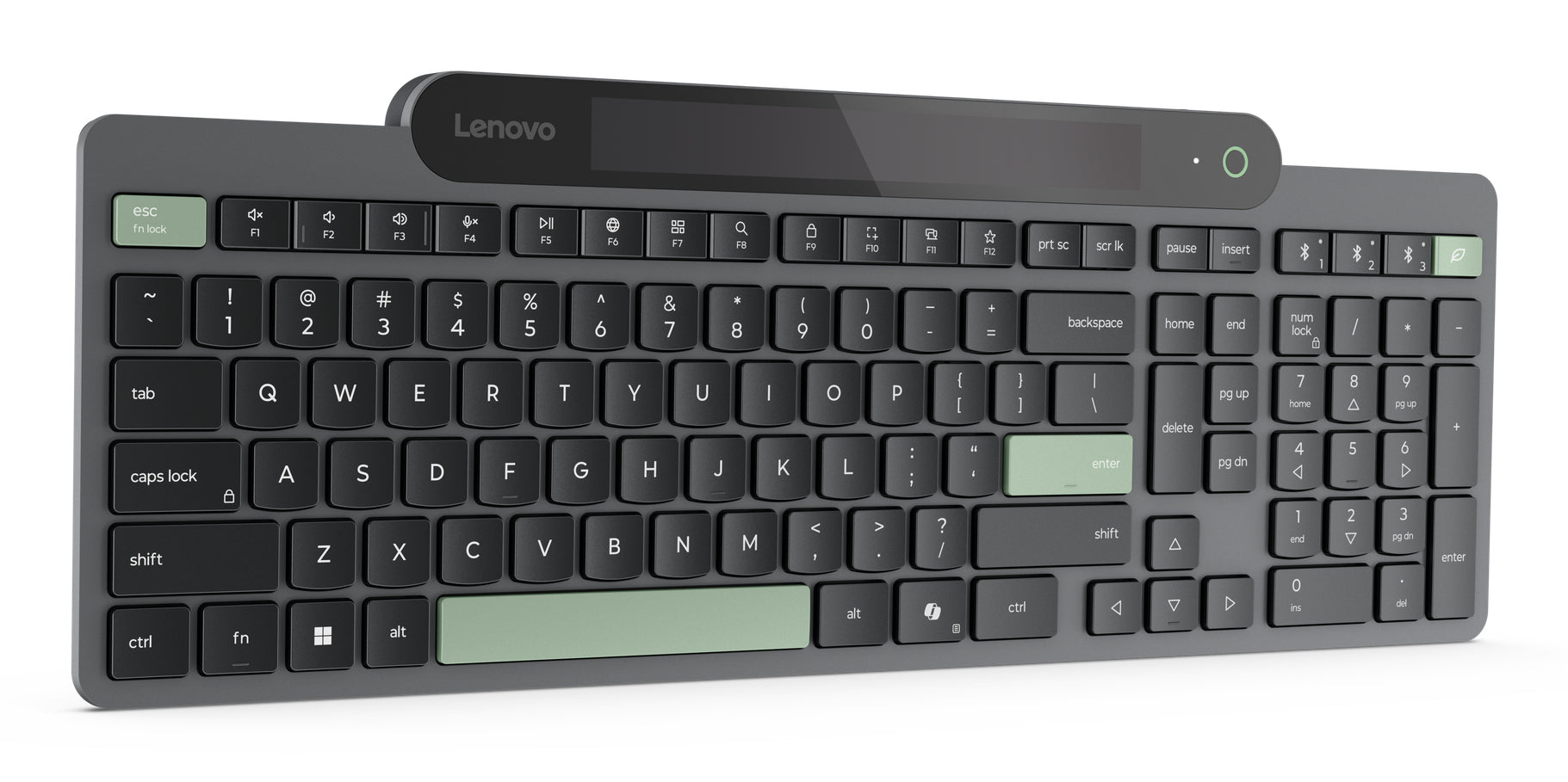 Lenovo 4Y41R69494 clavier maison/bureau Bluetooth Anglais américain Noir, Vert