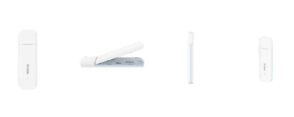 D-Link DWM-222W/R Carte Réseau WLAN 286,8 Mbit/s, Wi-Fi 6, USB, Blanc
