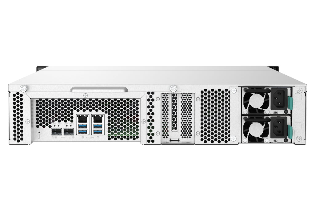 QNAP TS-1232PXU-RP NAS Rack (2 U) Annapurna Labs AL324 4 Go DDR4 0 To QNAP QTS Noir