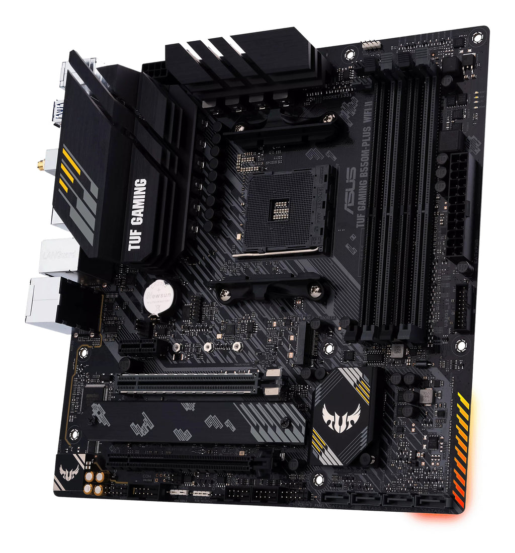 ASUS TUF GAMING B550M-PLUS WIFI II AMD B550 Emplacement AM4 micro ATX