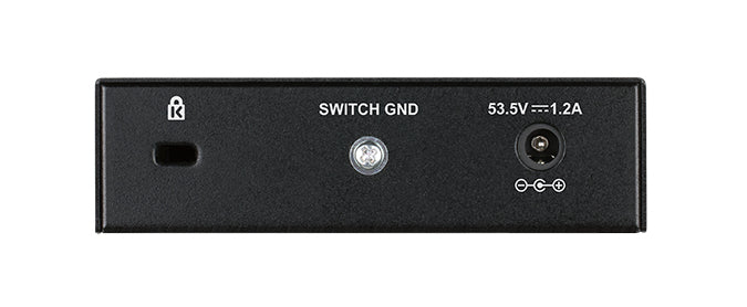 D-Link DGS-1005P/E commutateur réseau Non-géré Gigabit Ethernet (10/100/1000) Connexion Ethernet, supportant l'alimentation via ce port (PoE) Noir