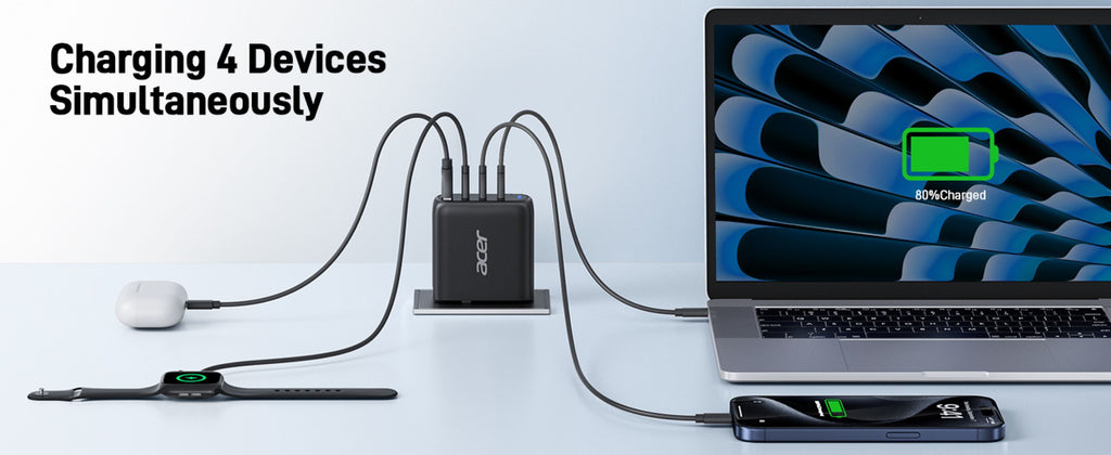 Acer ZL.ADTCC.00L chargeur d'appareils mobiles Universel Noir Secteur Charge rapide Intérieure