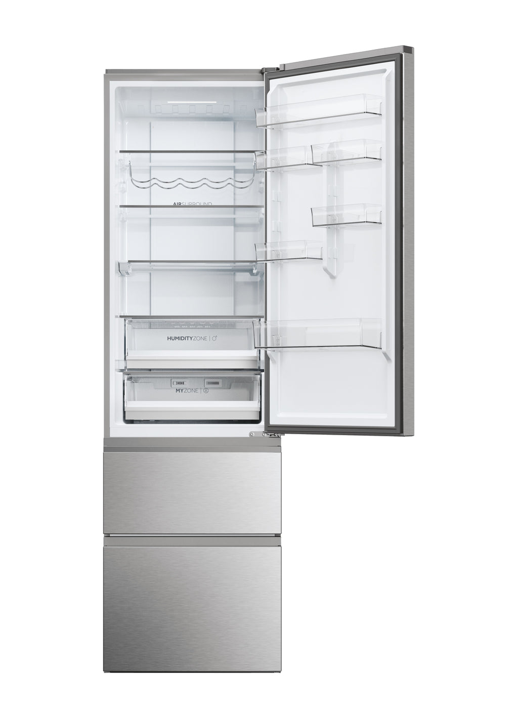 Haier 3D 60 Serie 5 HTW5620DNMG Pose libre 414 L Argent