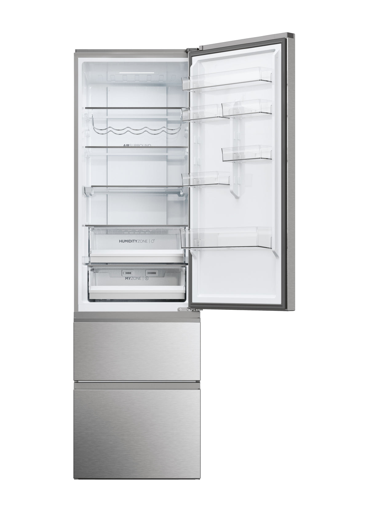 Haier 3D 60 Serie 5 HTW5620DNMG Pose libre 414 L Argent