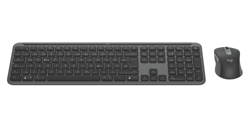 Logitech Signature Slim Combo MK950 for Business, Ensemble Clavier et Souris Sans Fil, Disposition Allemande