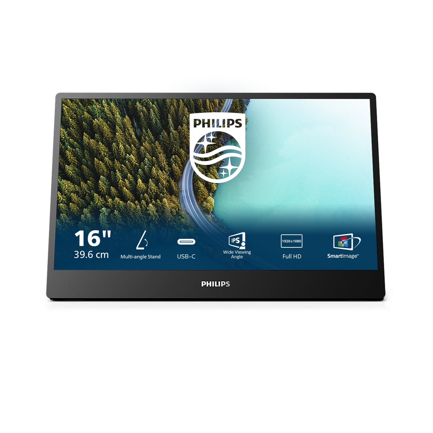 Philips 3000 series 16B1P3302/01 écran plat de PC 39,6 cm (15.6") 1920 x 1080 pixels Full HD LED Noir