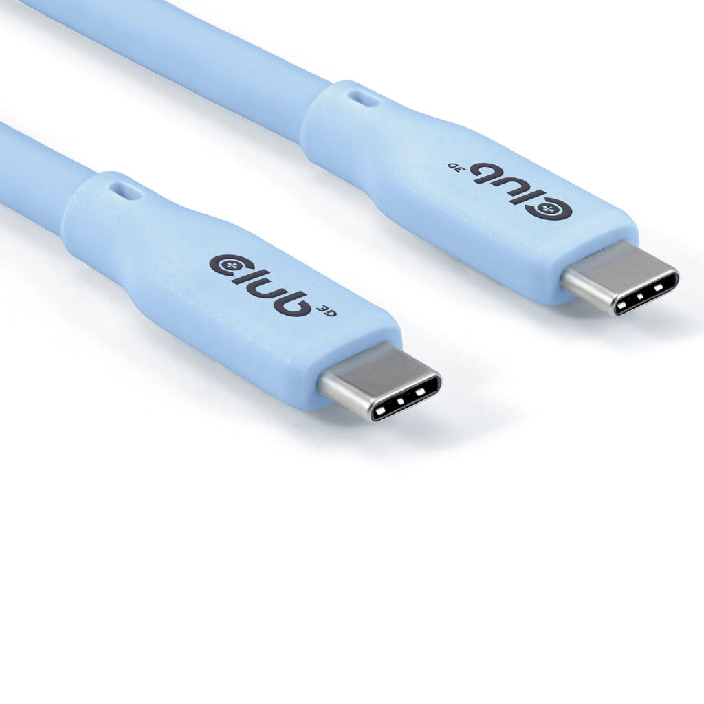 CLUB3D CAC-3003 câble USB USB4 Gen 2x2 2 m USB C 20 Gbit/s 240 W Bleu