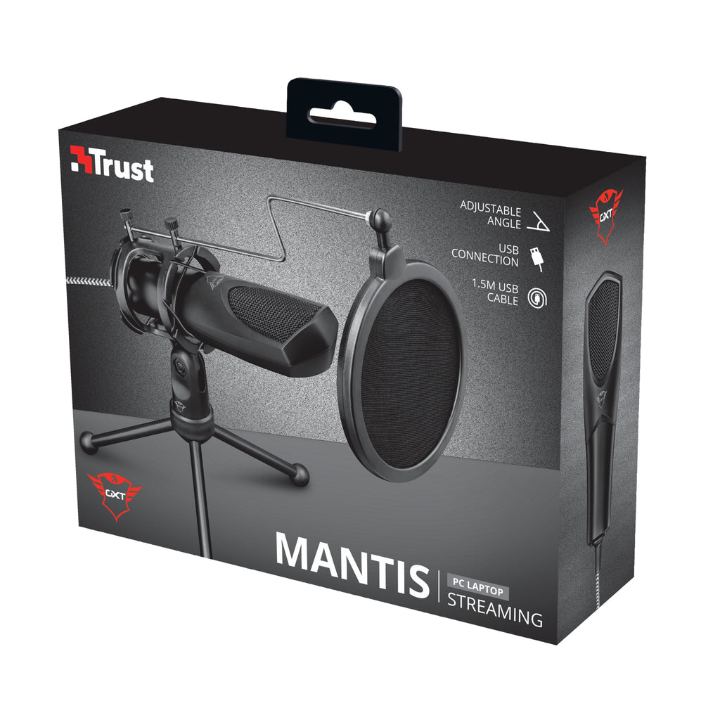 Trust GXT 232 Mantis Noir Microphone de PC - vue 5