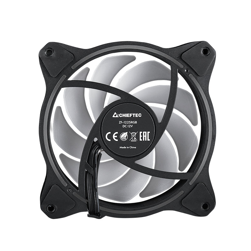 Chieftec ZF-1425RGB système de refroidissement d’ordinateur Boitier PC Ventilateur 14 cm Multicolore 1 pièce(s)