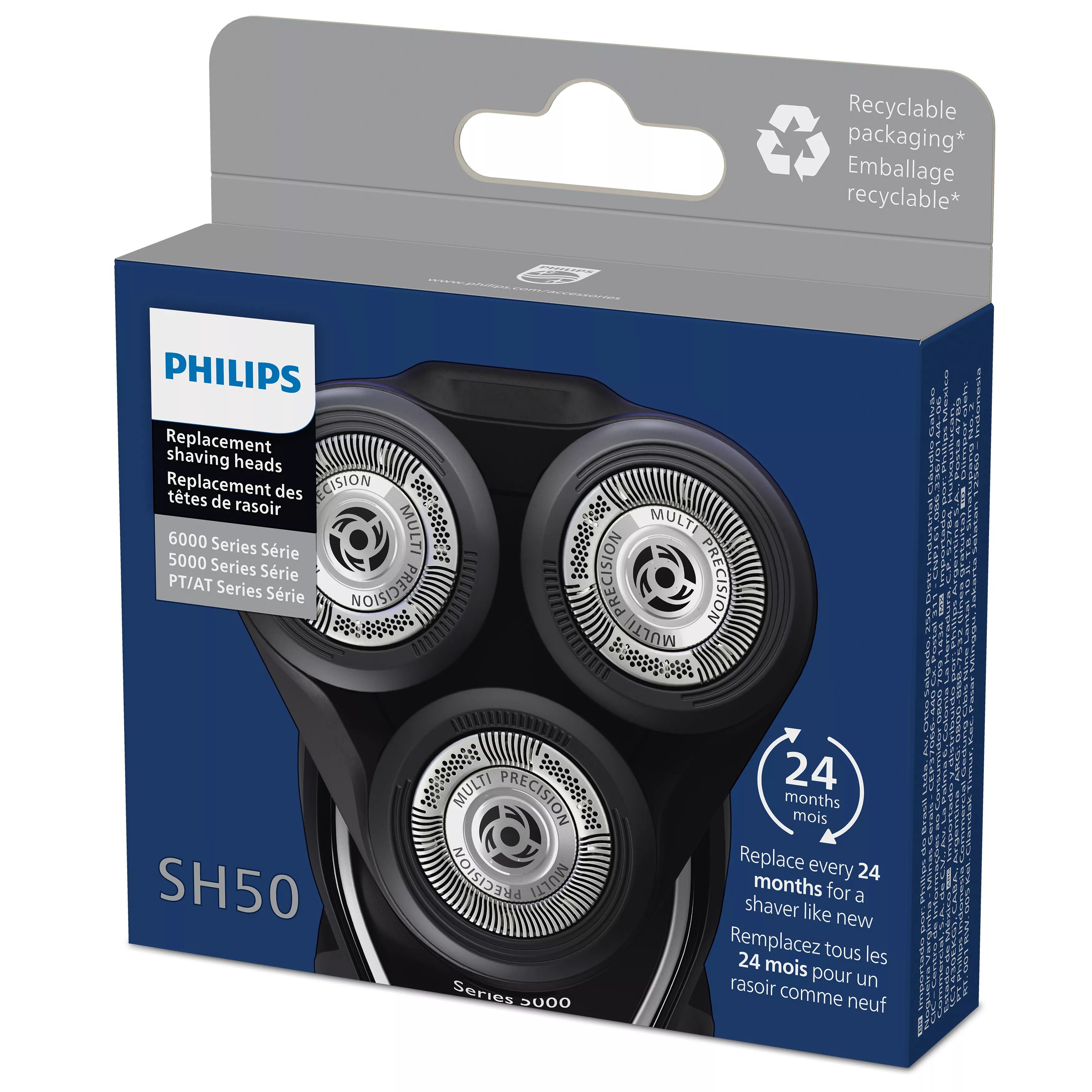 Philips SHAVER Series 5000 SH50 SH50/50 Têtes de rasage de rechange