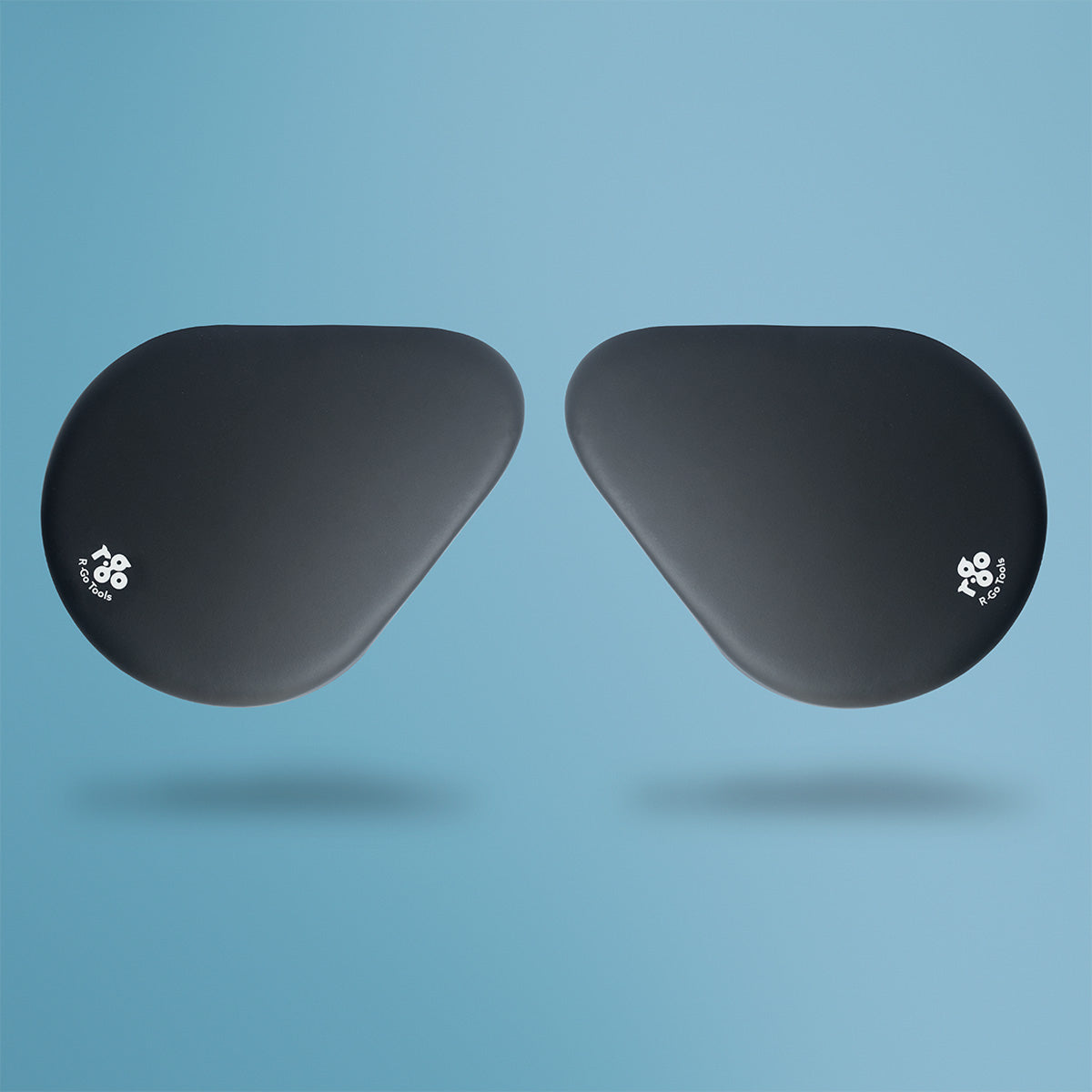Accoudoir Ergonomique R-Go Split en Deux Parties, Réglable et Symétrique, Mousse Souple, Noir