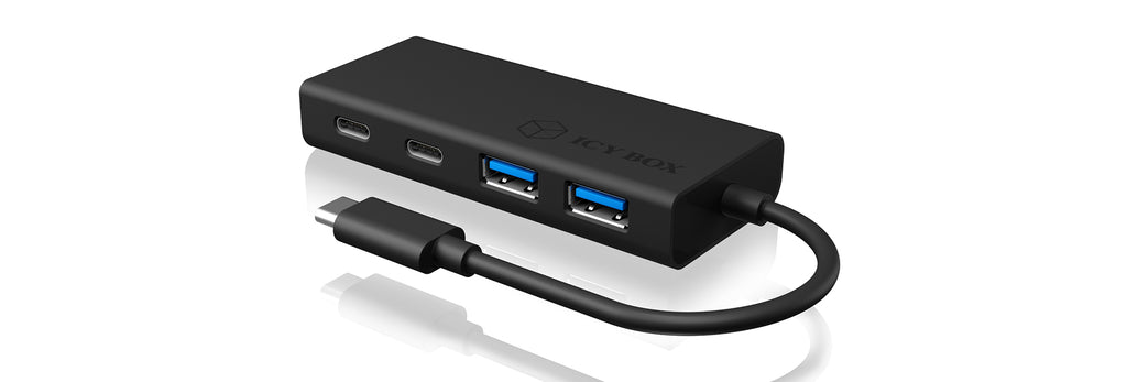 ICY BOX IB-HUB1426-CPD Hub USB 3.2 Gen 1 Type-C 5000 Mbit/s, Noir