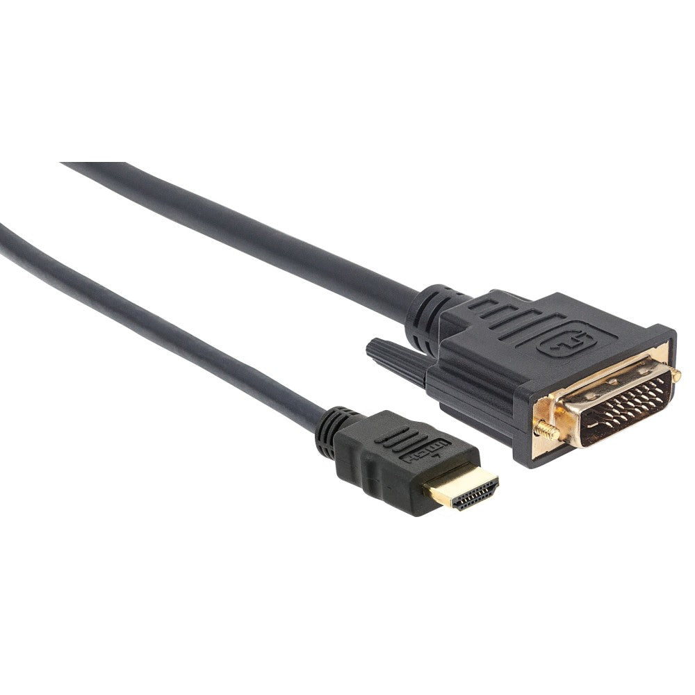 Câble HDMI vers DVI-D Mâle/Mâle, 3 m, Noir