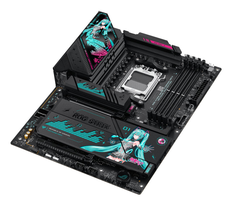 ASUS ROG STRIX X870E-H Gaming WiFi 7 Hatsune Miku Edition Carte Mère AMD X870E Socket AM5 ATX