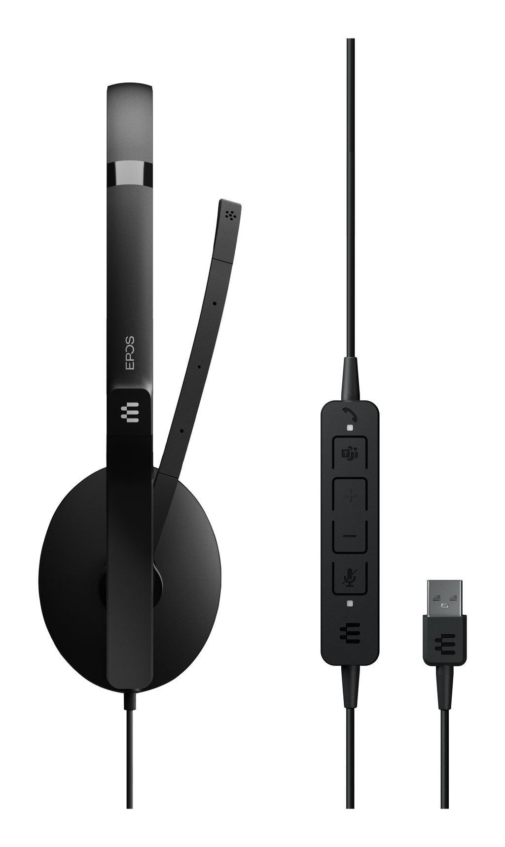 EPOS Adapt 160T USB II Casque Filaire, Noir
