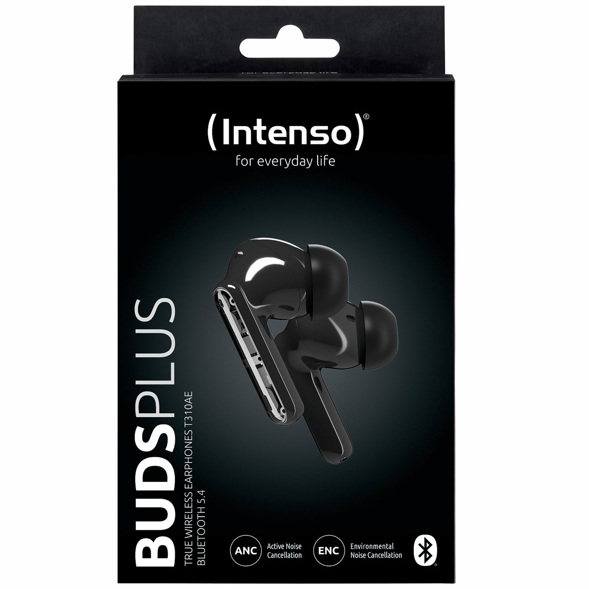 Intenso Buds Earphone Plus T310AE Black TWS earbuds Hovedtelefoner Sort