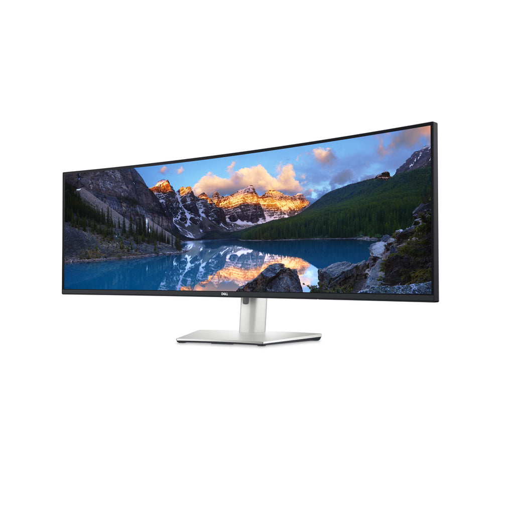 DELL UltraSharp U4924DW écran plat de PC 124,5 cm (49") 5120 x 1440 pixels 5K Ultra HD LCD Noir, Argent