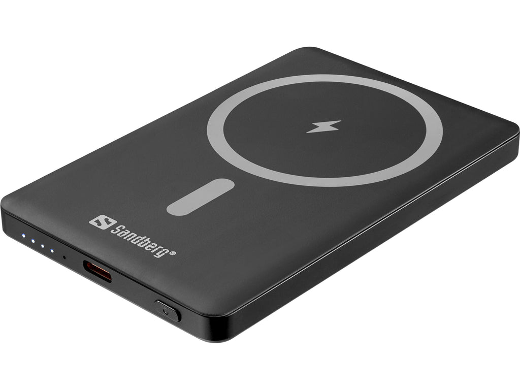 Sandberg 320-96 banque d'alimentation électrique Lithium 5000 mAh Recharge sans fil Noir