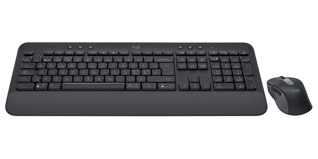 Logitech 920-011010 teclado Ratón incluido Oficina Bluetooth QWERTY Nórdico Grafito