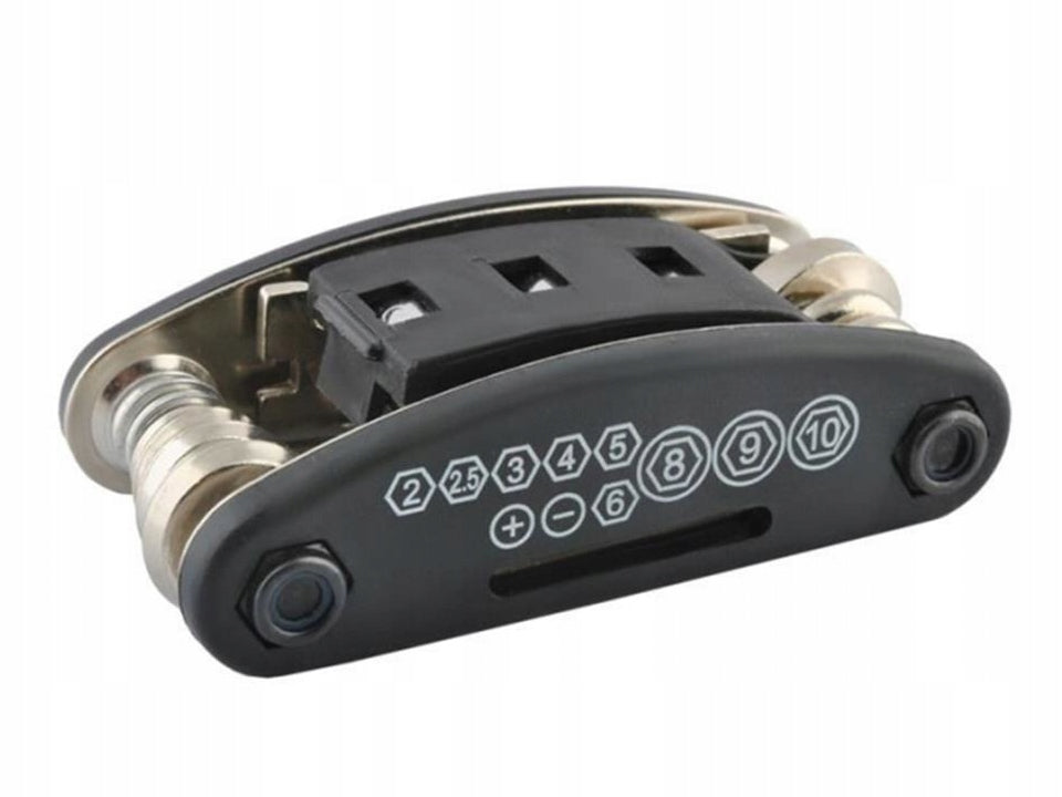 ZESTAW KLUCZY NARZĘDZI ROWEROWYCH MULTITOOL 16w1