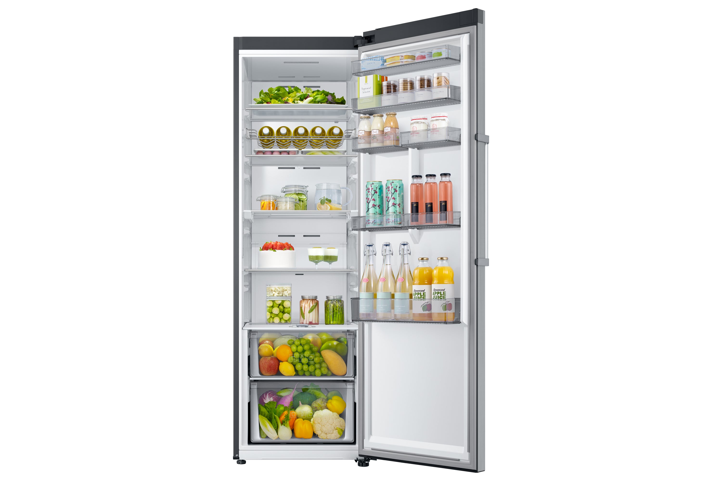 Samsung RR39C7BJ5S9 réfrigérateur Pose libre 387 L Acier inoxydable