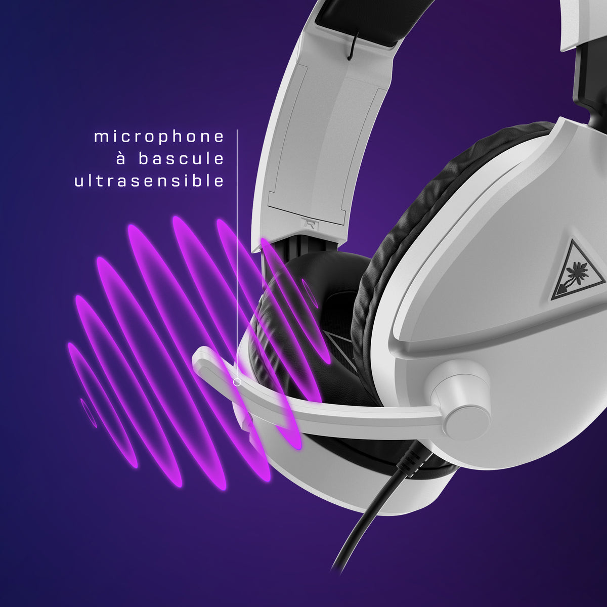 Turtle Beach Recon 70 PlayStation Console Blanche Casque de gaming multiplateforme pour PS5, PS4, PS4 Pro, Xbox Series X