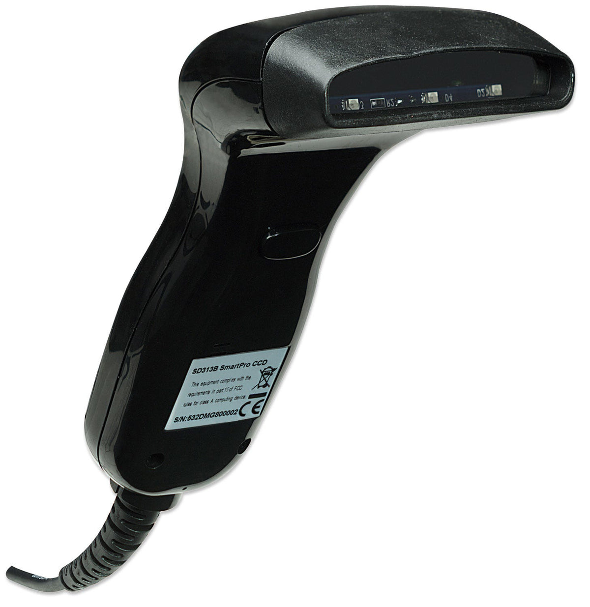 Manhattan Scanner de codes-barres CCD filaire, USB, largeur de lecture 80 mm, câble 152 cm, luminosité ambiante max. 3 000 lux, noir, garantie 3 ans - vue 2