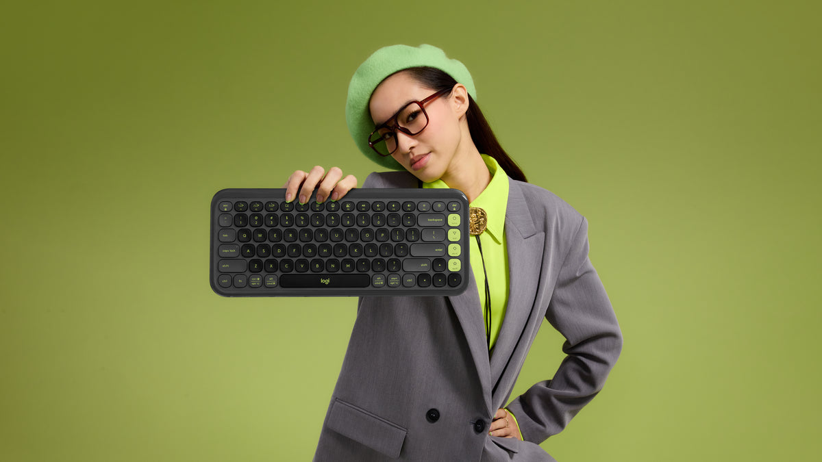 Logitech POP Icon Combo Sæt med mus og tastatur Saks Trådløs Nordisk (dansk/finsk/norsk/svensk)