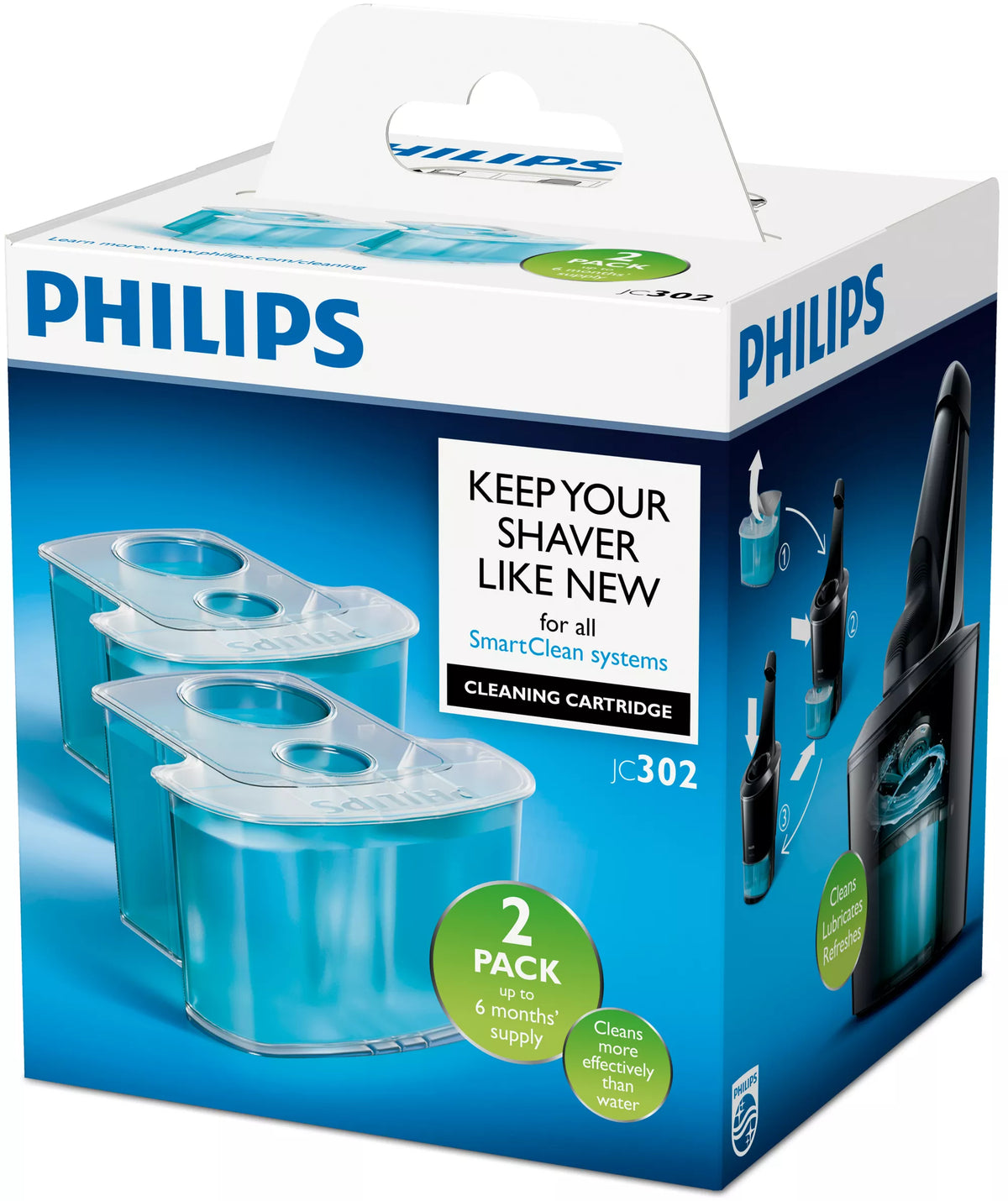 Philips JC302/50 Cartouche de nettoyage SmartClean